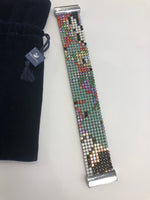 Swarovski Coloured Leather Bracelet