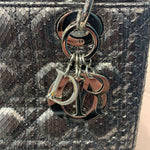 Lady Dior Medium Python Skin Metallised Handbag