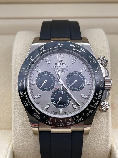 Rolex White Gold Daytona On Oysterflex  Daytona "Ghost"