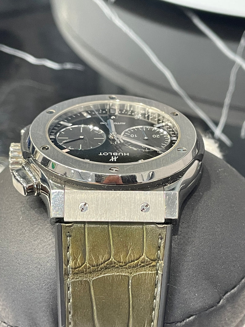 Hublot Classic Fusion Titanium And Green 45mm Watch