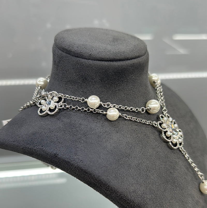 Chanel Silver And Pearl Necklace – Elite HNW - High End Watches