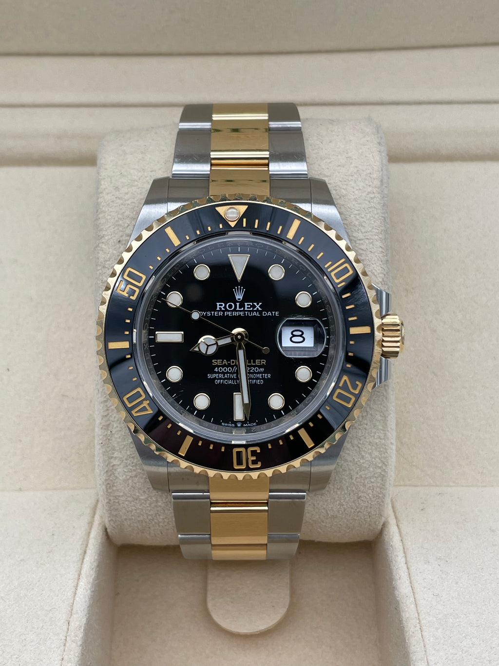 Steel and sales gold sea dweller