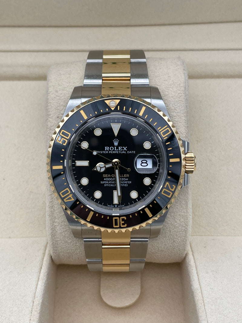 Rolex sea dweller sales gold and steel