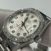 Rolex Datejust Ladies Silver Dial Diamond Bezel