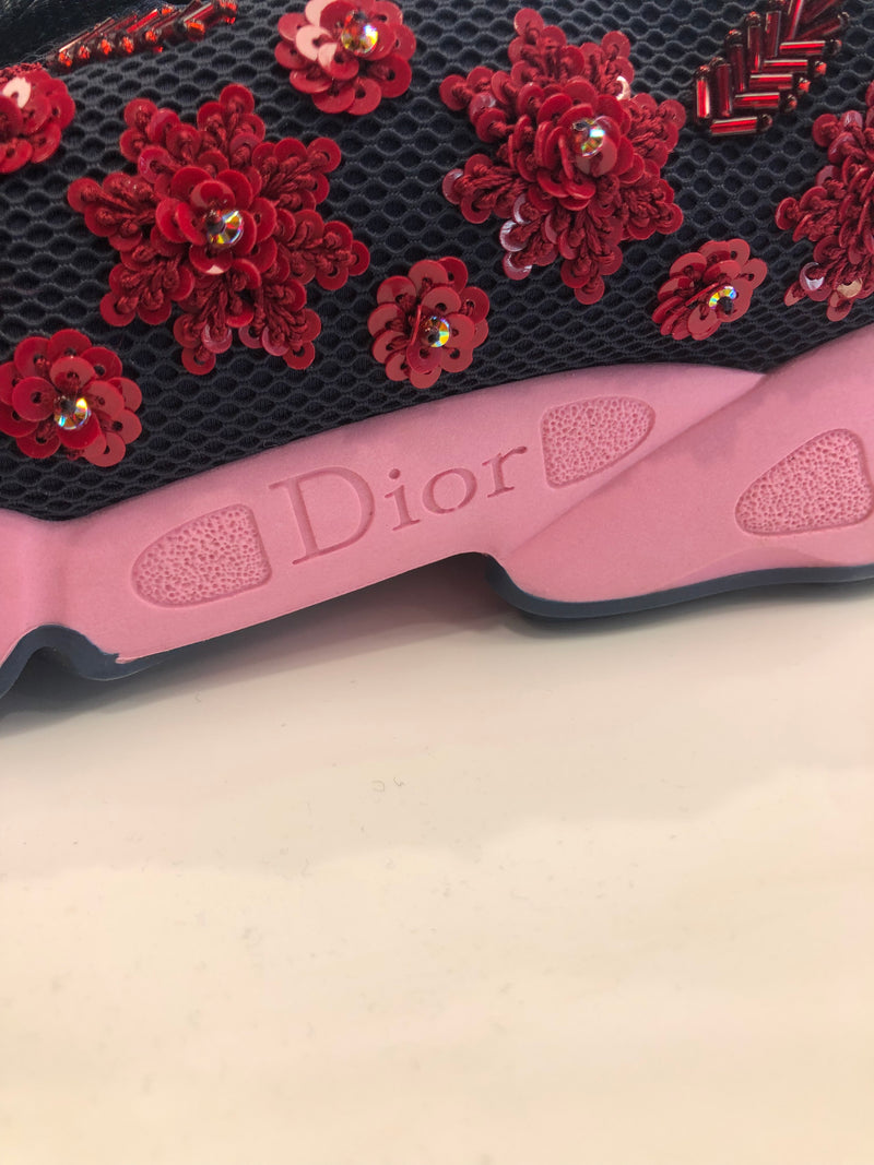 CHRISTIAN DIOR FLOWER SHOES