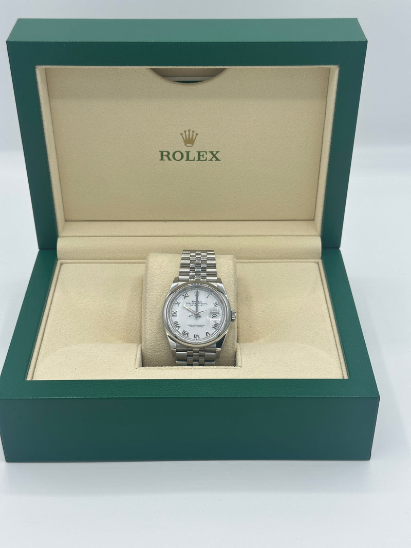 Rolex Datejust 36mm White Dial Jubilee Bracelet