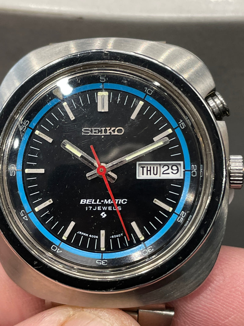 Vintage Seiko Bell Matic 27 Jewels Day Date 846041 Elite HNW High End Watches Jewellery Art Boutique