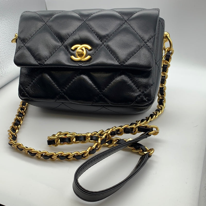 Chanel Small Black Bag-Refurbished
