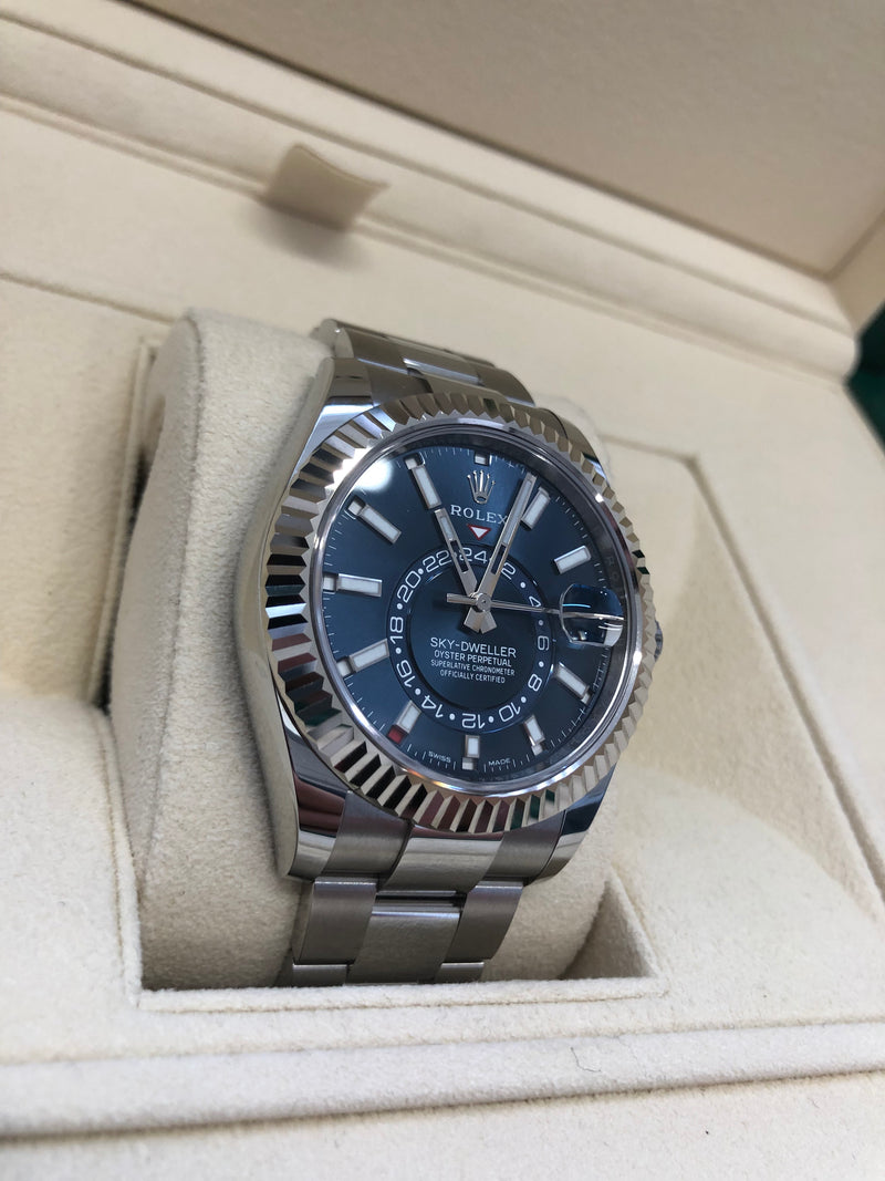 Sky dweller hot sale grey dial