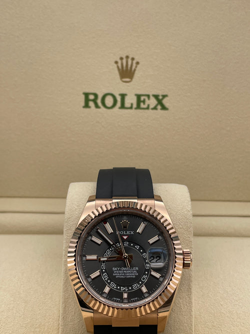 Rolex Rose Gold Sky-Dweller