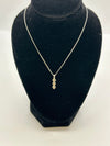 18ct Whit Gold Diamond Necklace