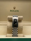 Rolex Datejust 41mm Green Face Smooth Bezel
