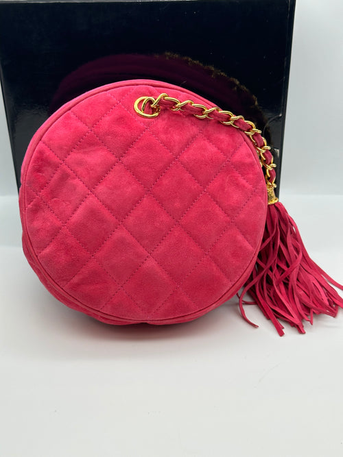 Vintage Chanel Round Clutch