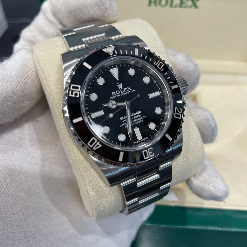 Rare Discontinued Rolex Submariner 114060 Non Date Elite HNW High End Watches Jewellery Art Boutique
