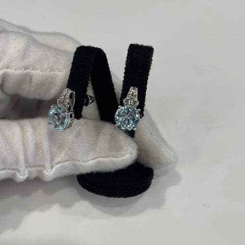 Silver Topaz Earrings
