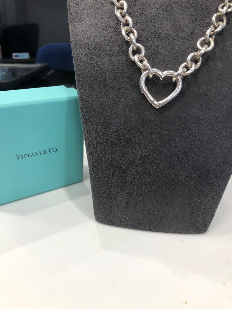 TIFFANY HEART CLASP NECKLACE Elite HNW High End Watches Jewellery Art Boutique