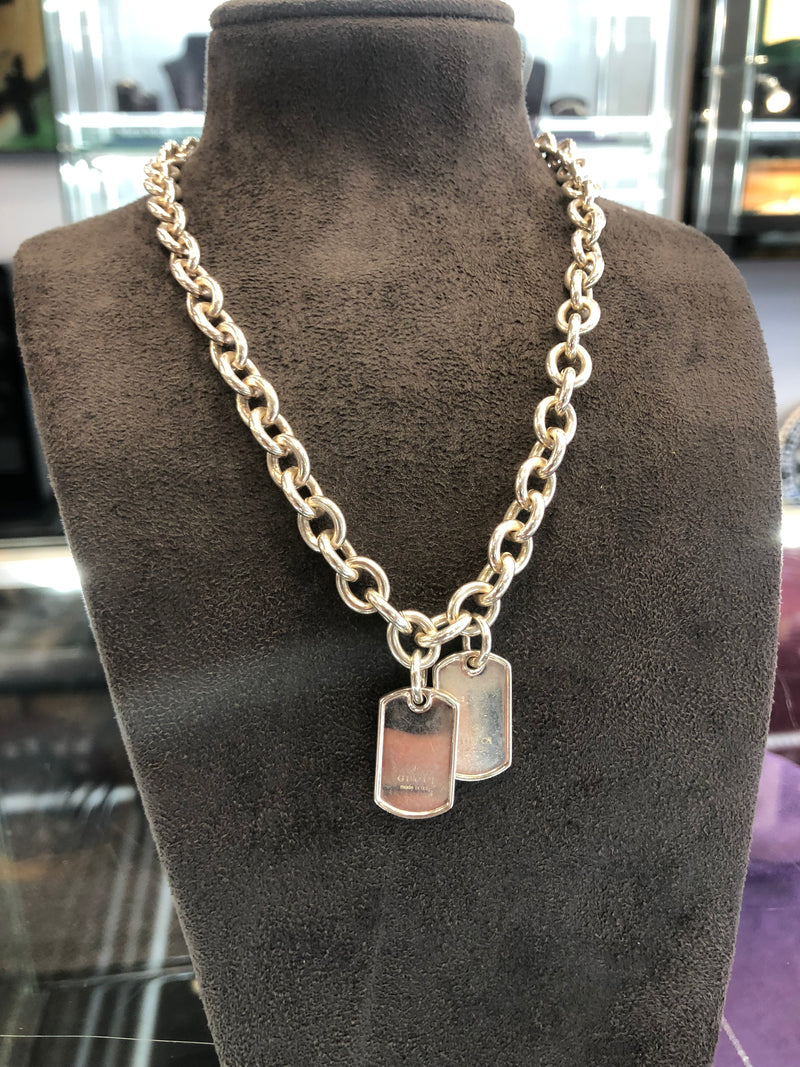 Gucci Double Tag Necklace