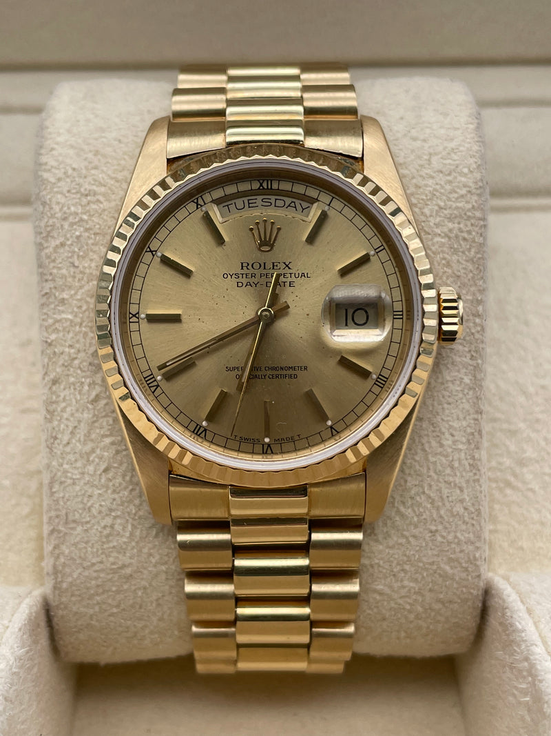 Rolex Day Date 36mm in 18 Carat Yellow Gold