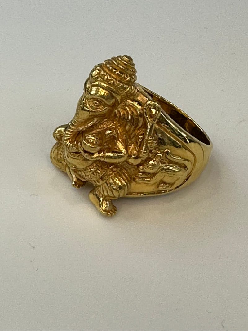 22ct  Gold Ganesha Ring