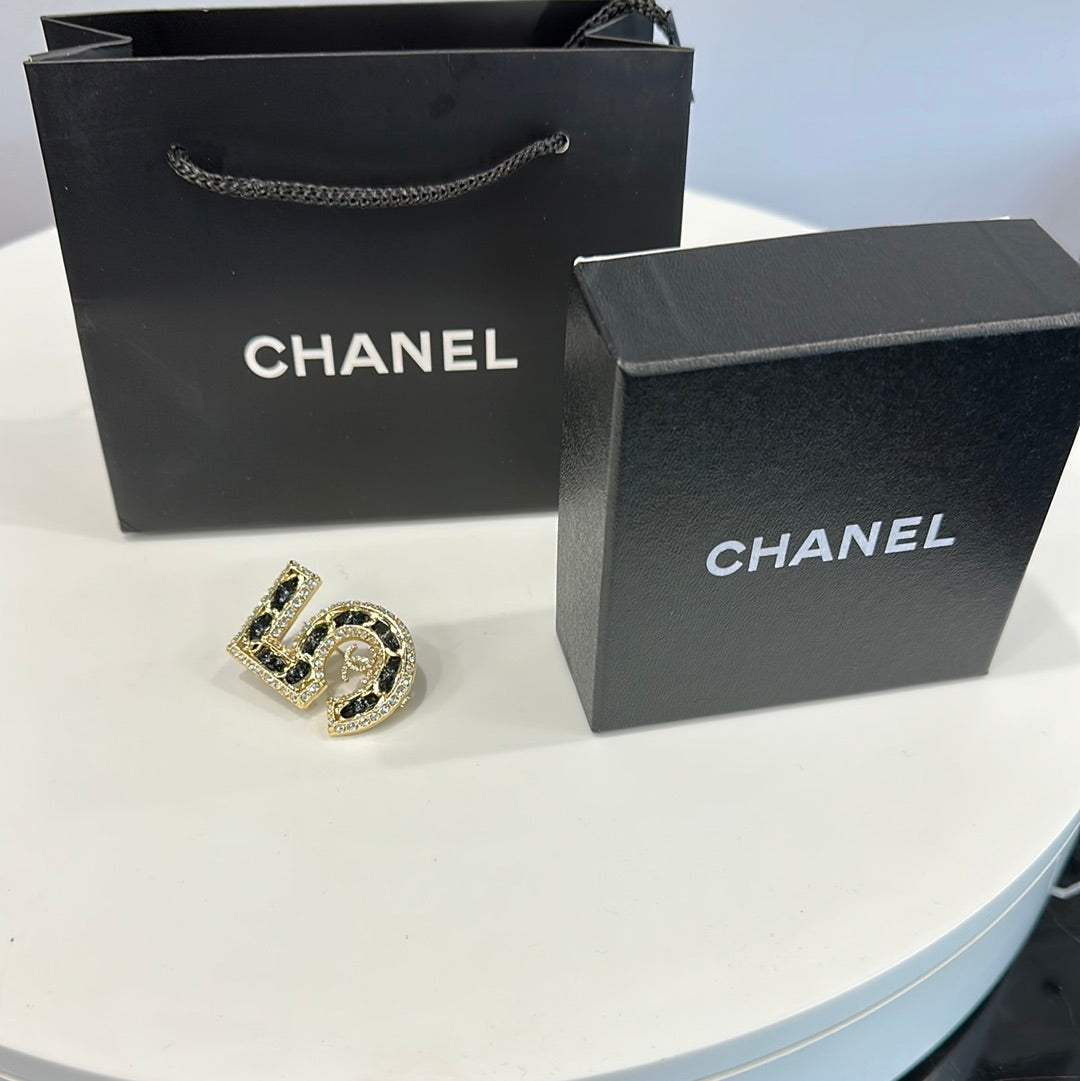 Chanel Crystal Turnlock Brooch RJC1583  LuxuryPromise