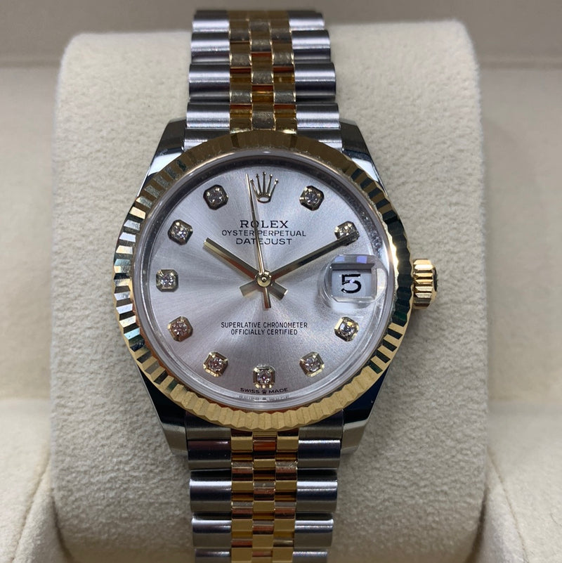 Rolex Ladies Steel & Yellow Gold Oyster Perpetual Datejust  2022 Box And Papers