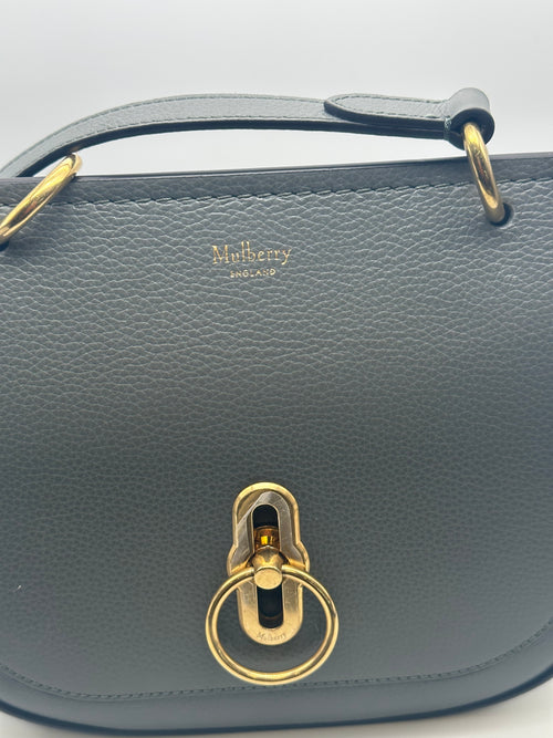 Mulberry Handbag Grey Leather