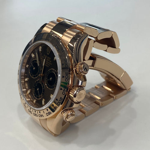 Rolex Rose Gold Chocolate Dial Daytona 2021