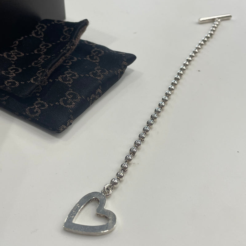 Gucci heart toggle deals necklace