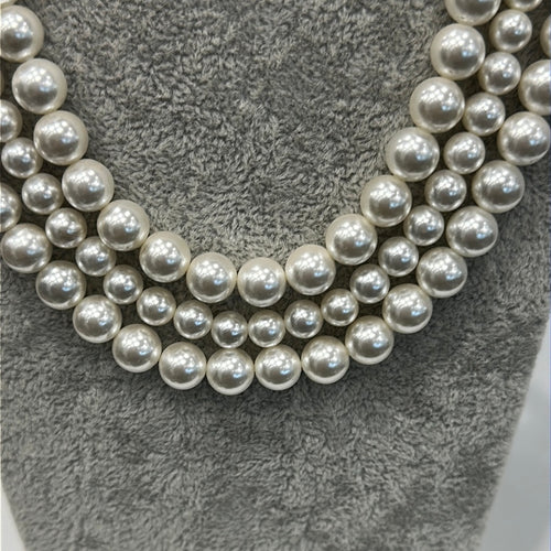 3 Row Pearl Necklace