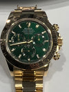 Rolex Daytona Olive Face Solid 18ct Yellow Gold
