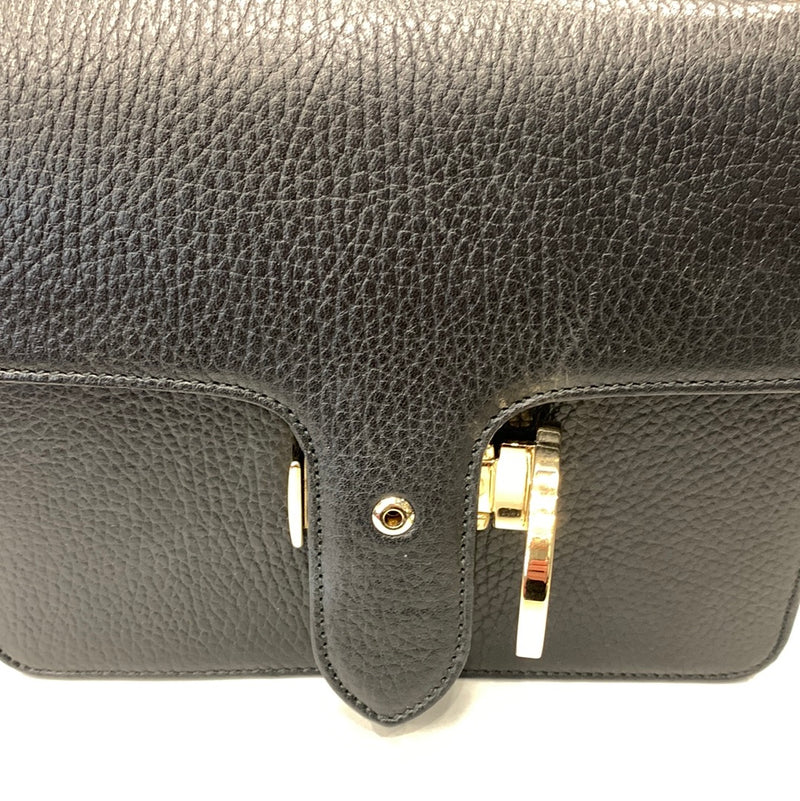 Gucci Interlocking Black Leather Handbag