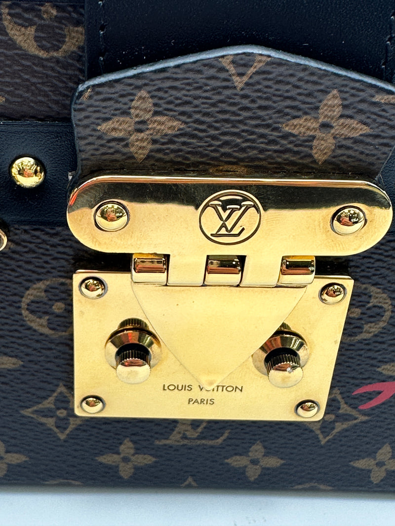 Louis Vuitton Petite Malle Leather Handbag