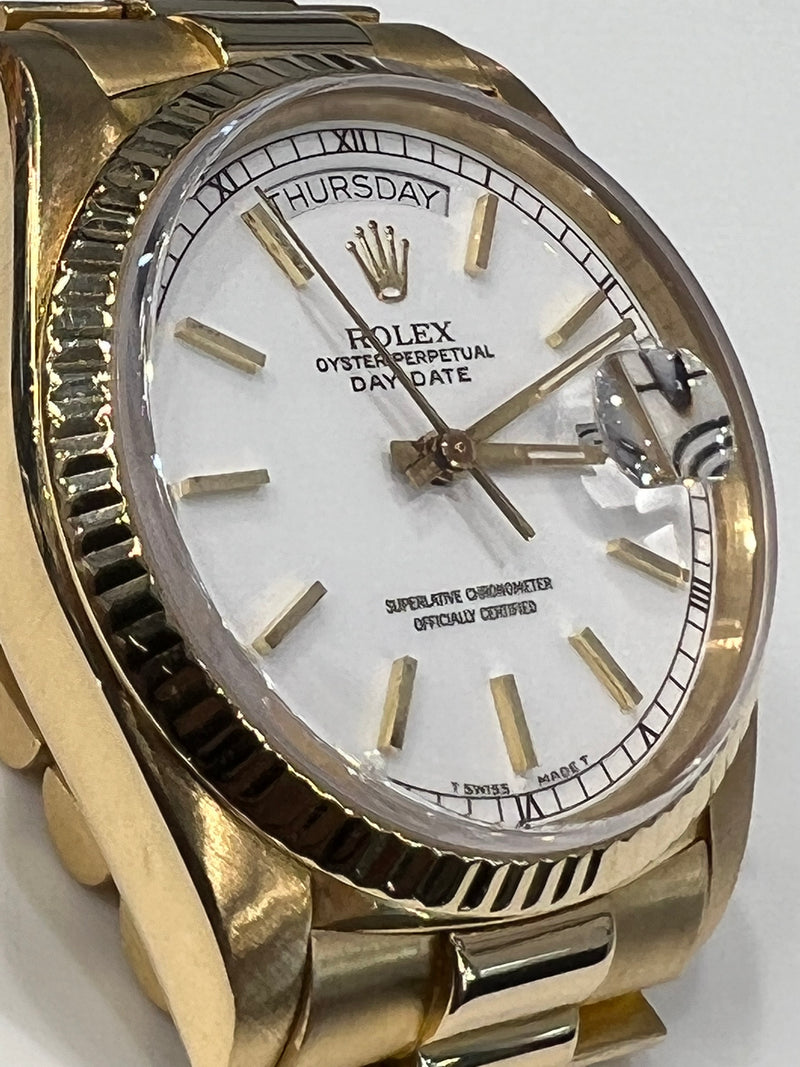 Solid gold sales presidential rolex
