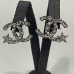 Chanel Pearl & Crystal - Star & Heart CC Stud Earrings