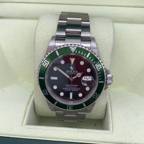 Rolex Submariner Date Black Dial and Green Bezel - Kermit