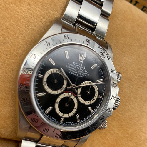 Rolex SS Zenith Movement Daytona Model No. 16520 1999 Box and Papers