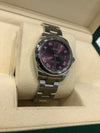 Rolex Oyster Perpetual 31mm Aubergine Roman Numeral Dial