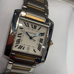 Cartier Steel And Gold Tank Francaise
