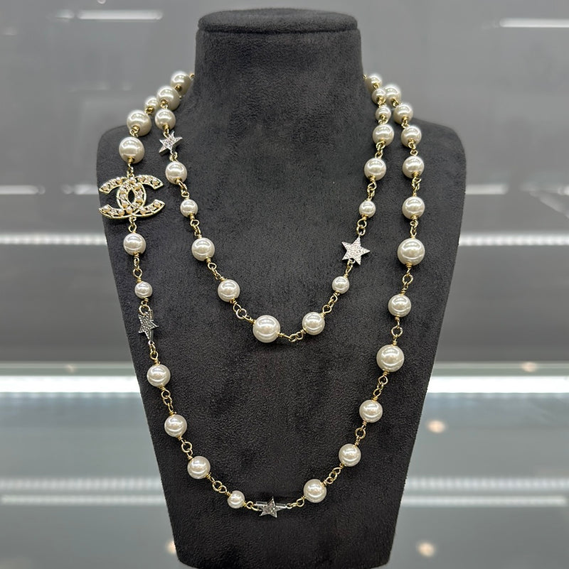 Tin Cup Alhudapk Com Used Chanel Pearl Necklace Chanel Pearl
