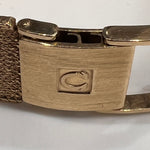 Omega Gold Vintage Watch with Adjustable Strap
