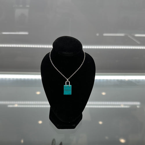 Tiffany & Co Shopping Bag Charm Necklace
